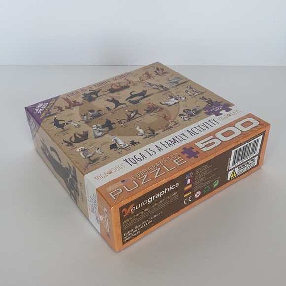 Yoga Dogs and Cats 500 Large Pieces Family Puzzle - Picture 10 of 12